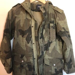 Gap Kids boys camouflage jacket
